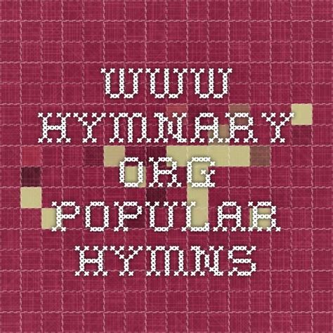 hymn lyrics|Browse Popular Texts .